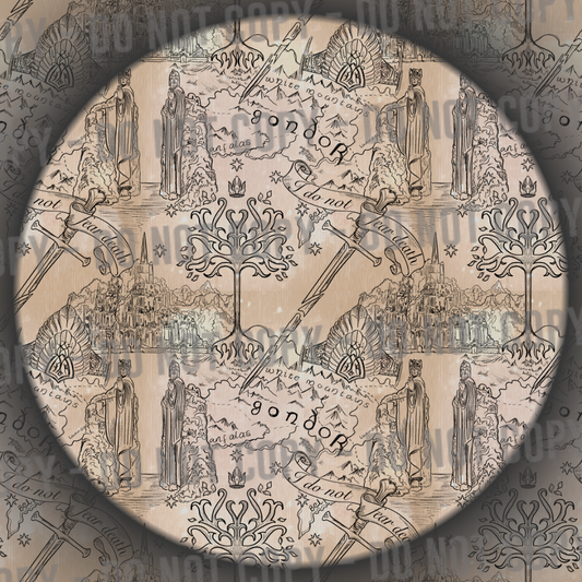 Gondor Map - Sketch