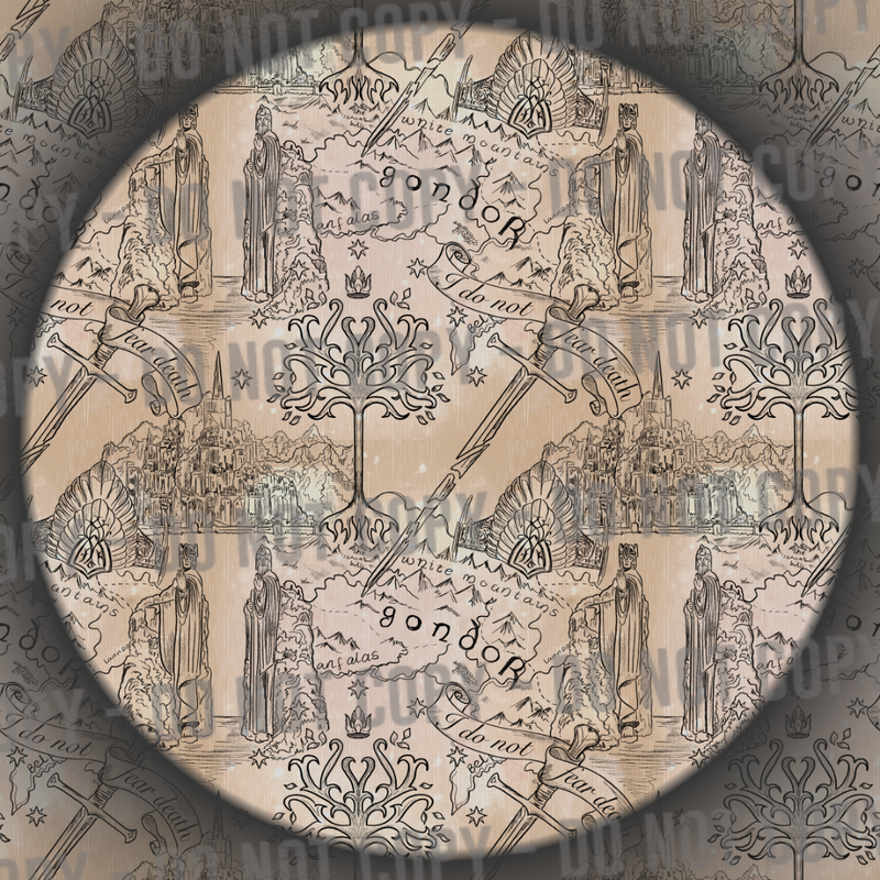 Gondor Map - Sketch