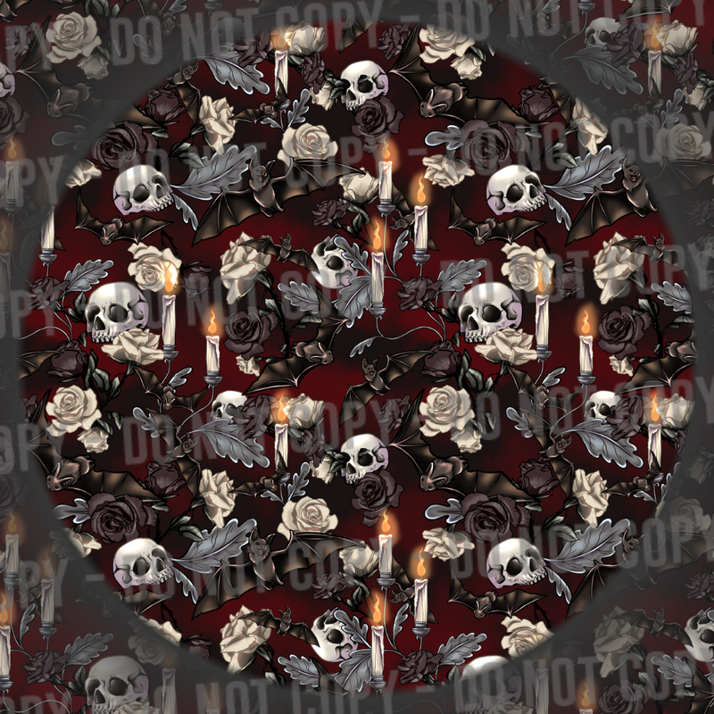 Gothic Bats - Red