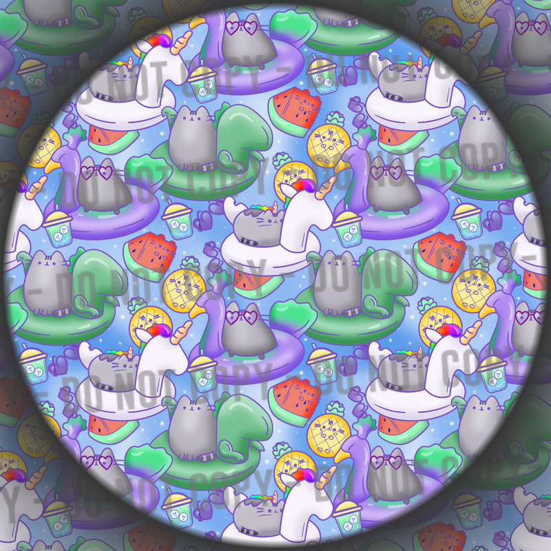 Grey Summer Cat - 3