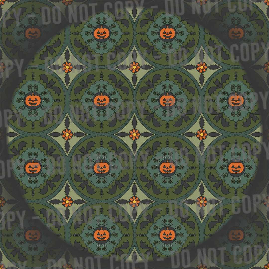 Halloween Circles - Dark