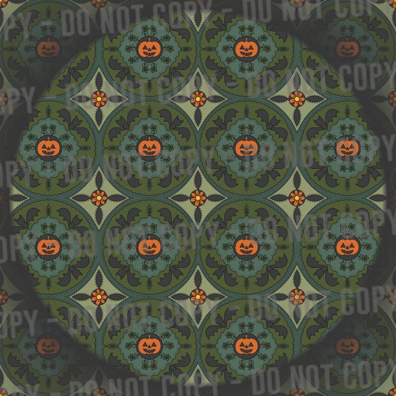 Halloween Circles - Dark