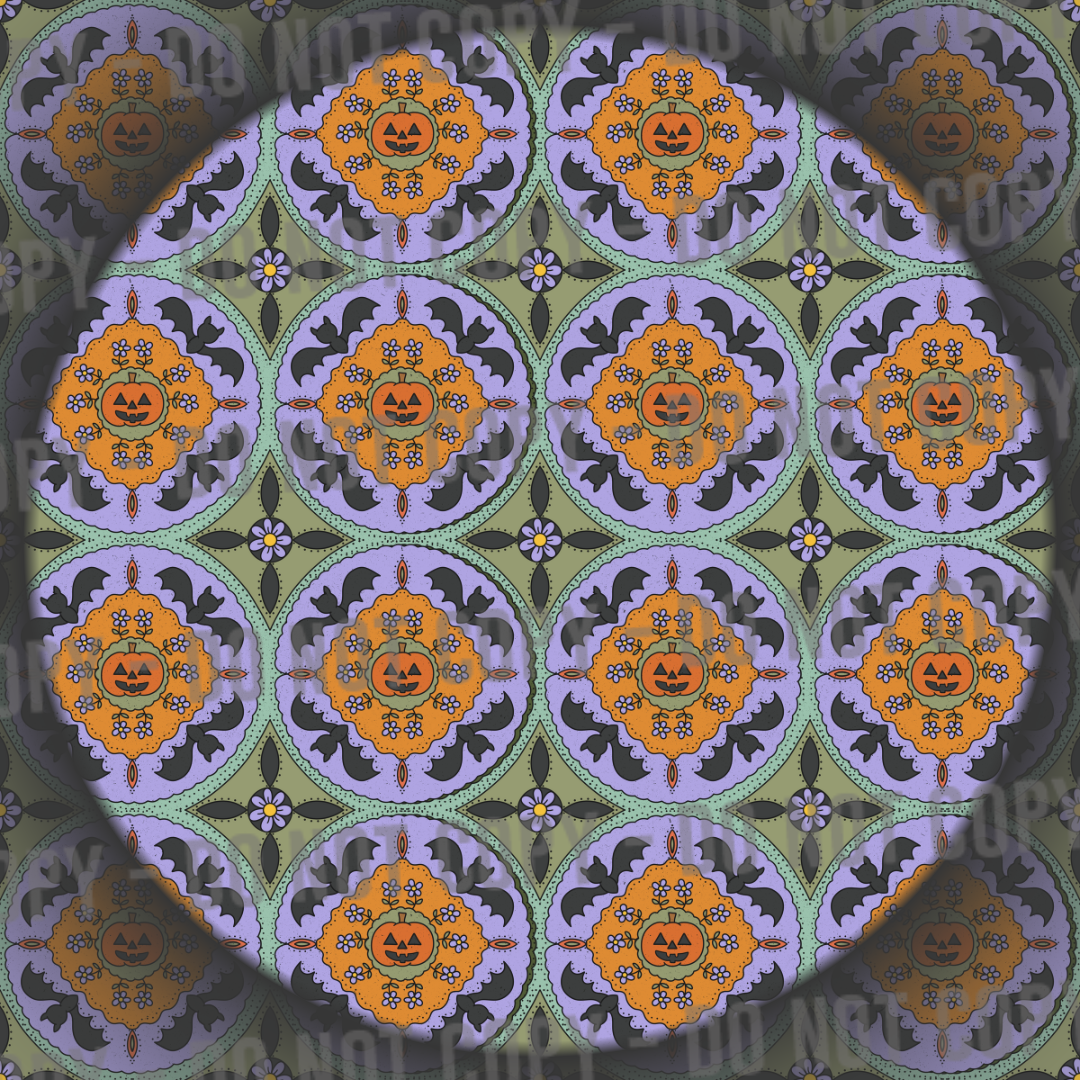 Halloween Circles - Light