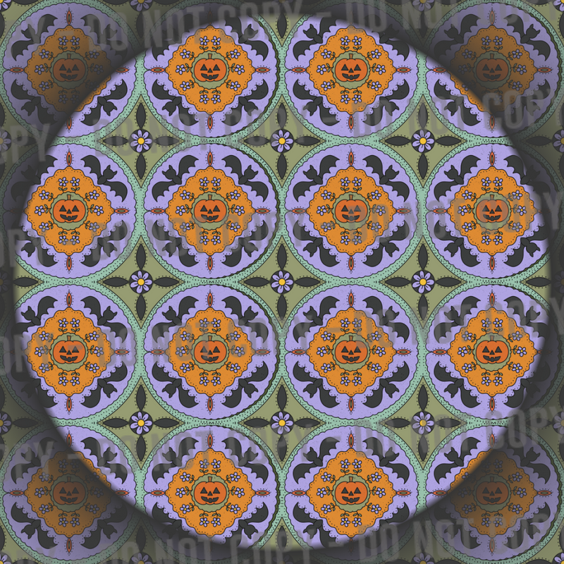 Halloween Circles - Light