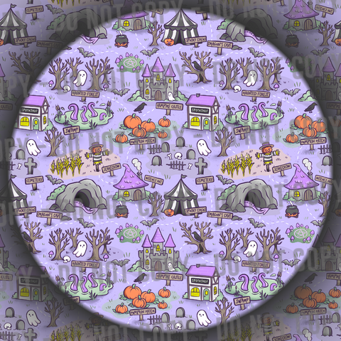 Halloween Map - Purple