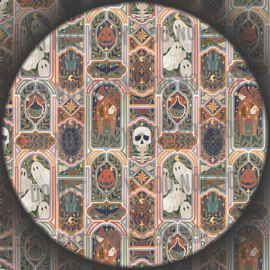 Halloween Stained Glass
