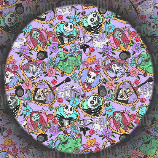 Halloween Town Hearts - Purple