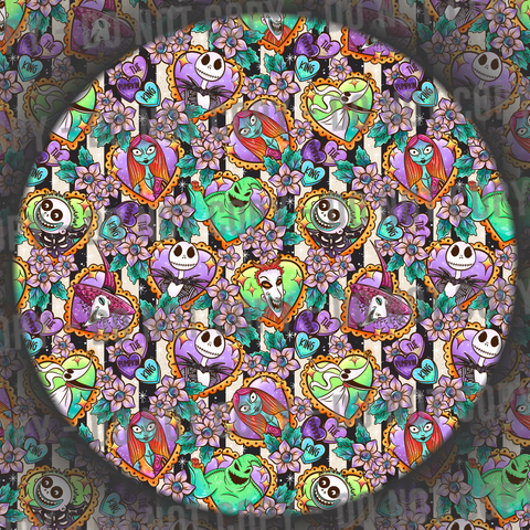 Halloween Town Hearts - Stripes