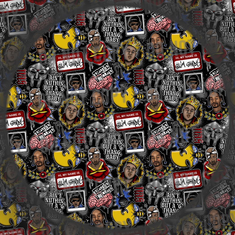 Hip Hop Tattoos - Black