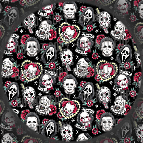 Horror Tattoo - Black