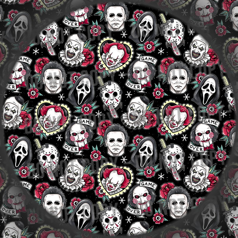 Horror Tattoo - Black