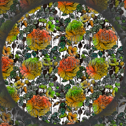Ink Drip Florals - 3