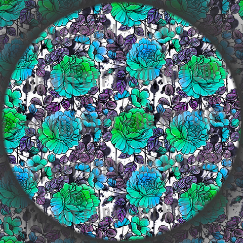 Ink Drip Florals - 7