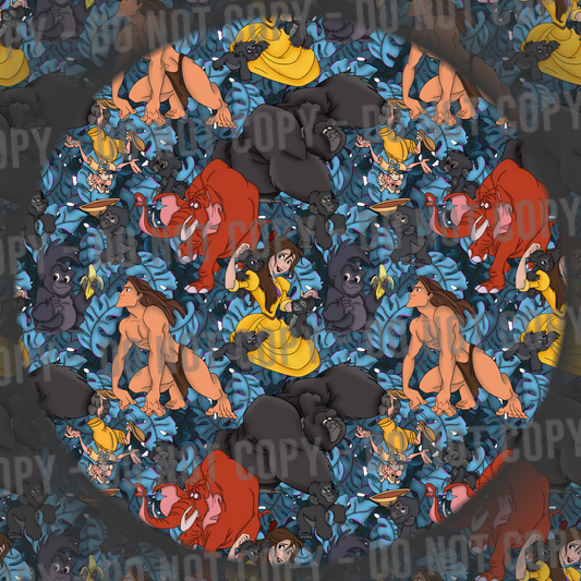 Jane In The Jungle - Blue