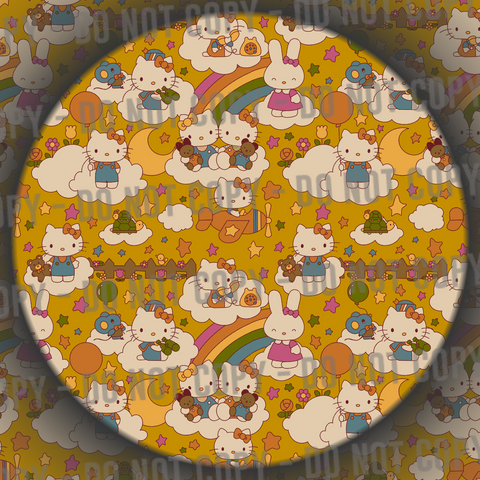 Kitty & Friends - Mustard