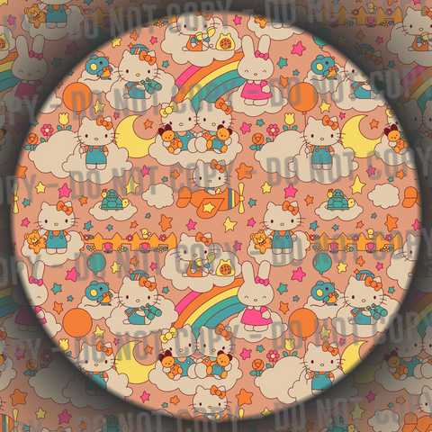 Kitty & Friends - Peach