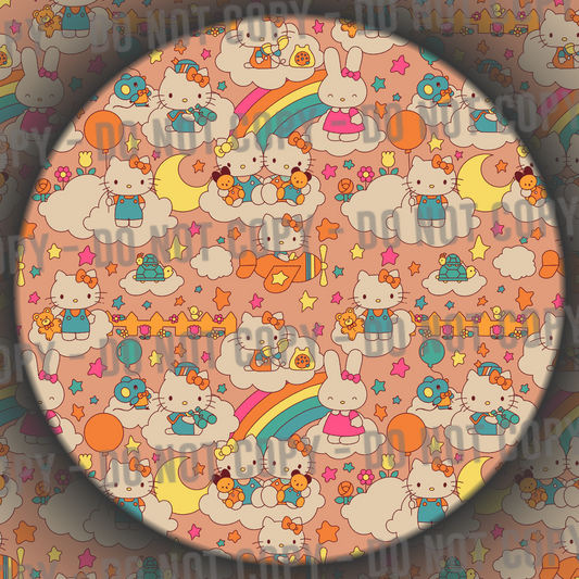 Kitty & Friends - Peach