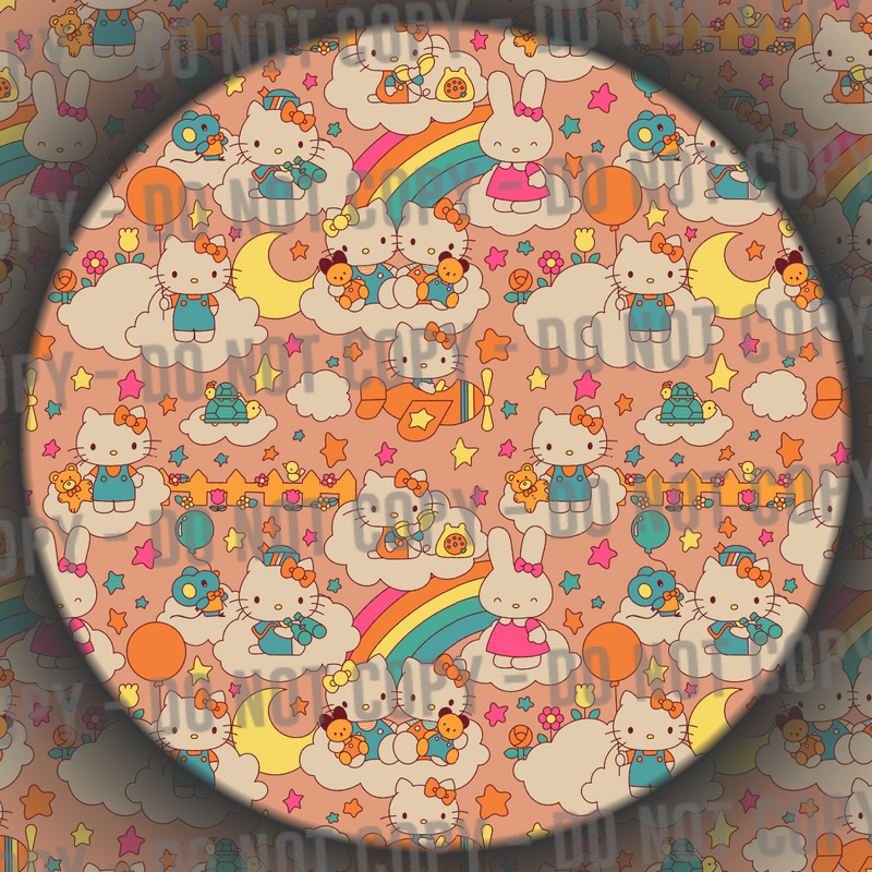 Kitty & Friends - Peach