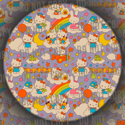 Kitty & Friends - Purple