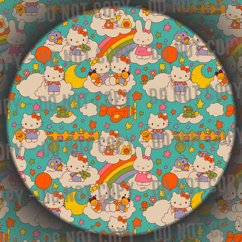 Kitty & Friends - Teal