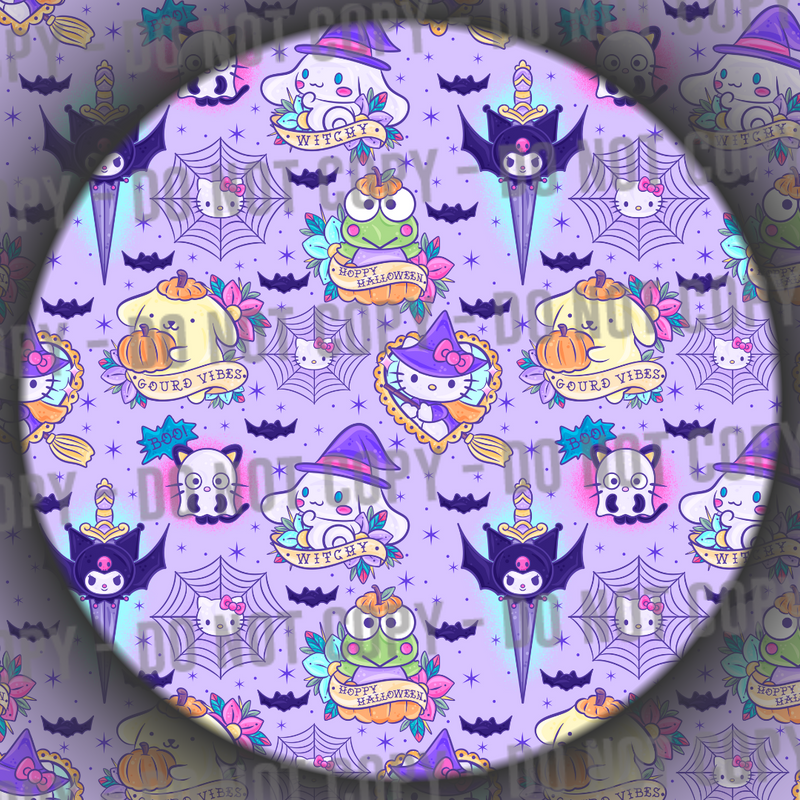 Kitty & Friends Tattoos - Purple