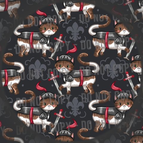 Knight Cat - Black