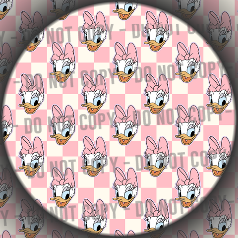 Light Pink Duck Checks