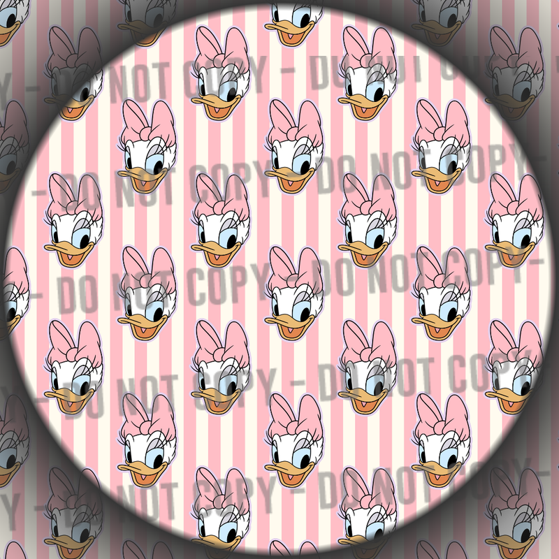 Light Pink Duck Stripes