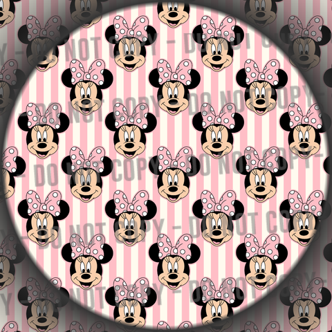 Light Pink Mouse Stripes