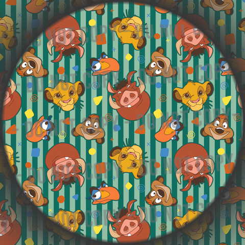 Lion & Friends - Stripes