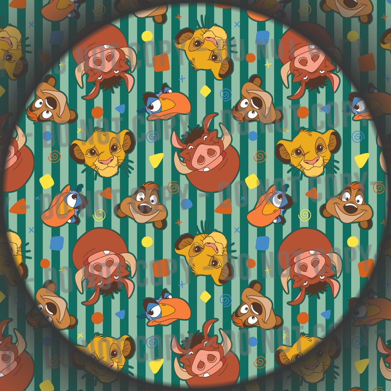 Lion & Friends - Stripes