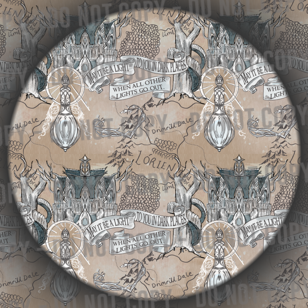 Lorien Map - Parchment