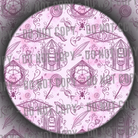 Magic Snacks - Pink Sketch