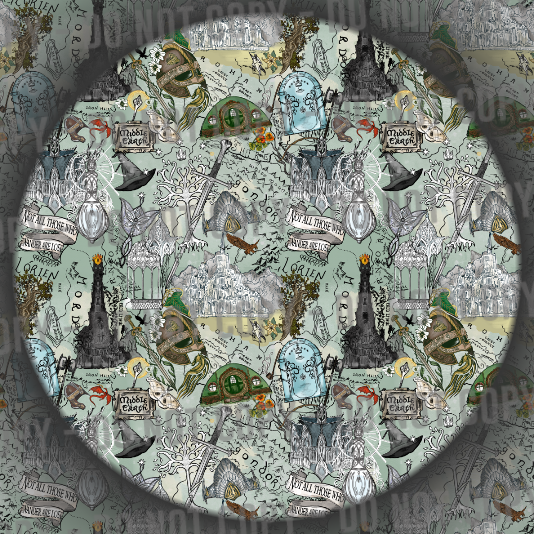 Map Mashup - Blue