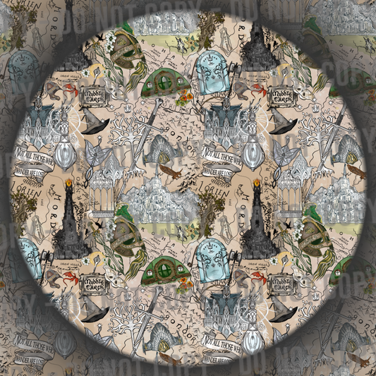 Map Mashup - Parchment