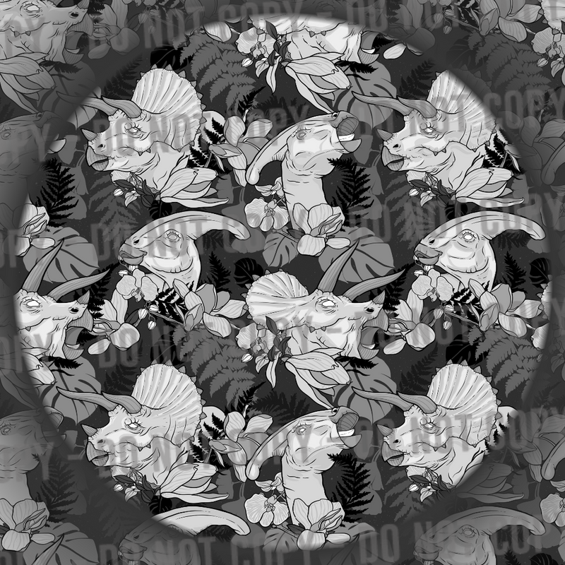Mesozoic Magnolias - Grey