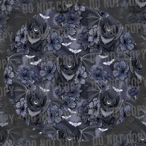 Midnight Moon Bats - Blue