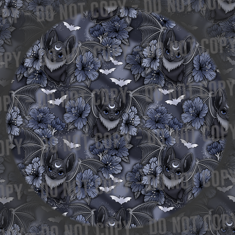 Midnight Moon Bats - Blue