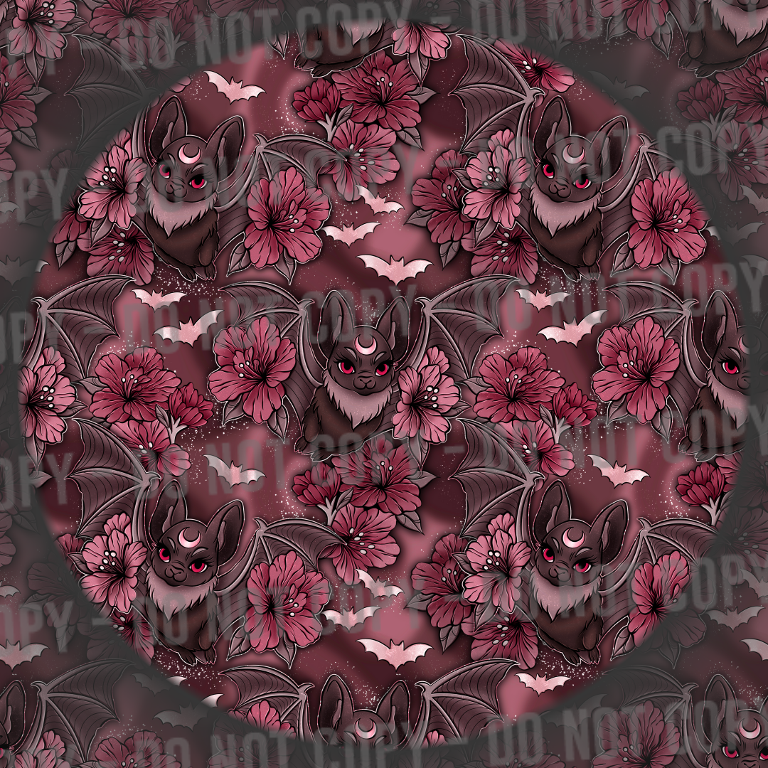 Midnight Moon Bats - Crimson