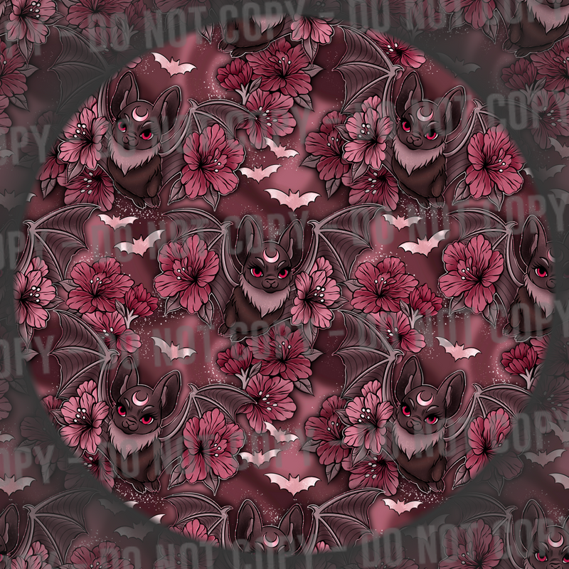 Midnight Moon Bats - Crimson