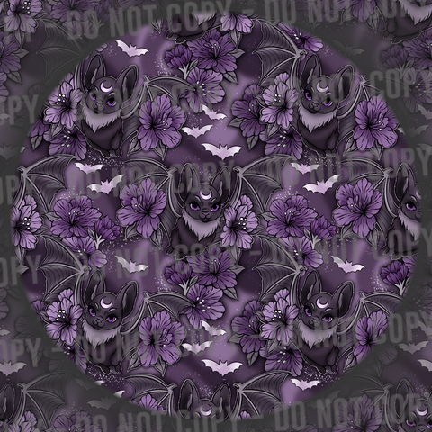 Midnight Moon Bats - Violet