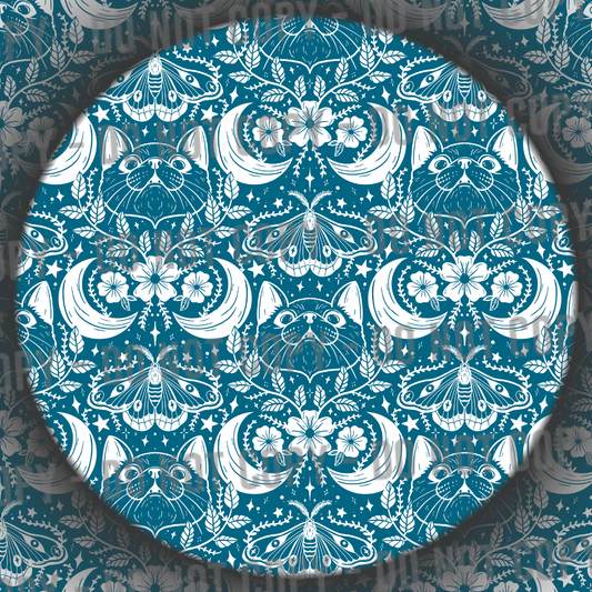Moon Cat - Blue