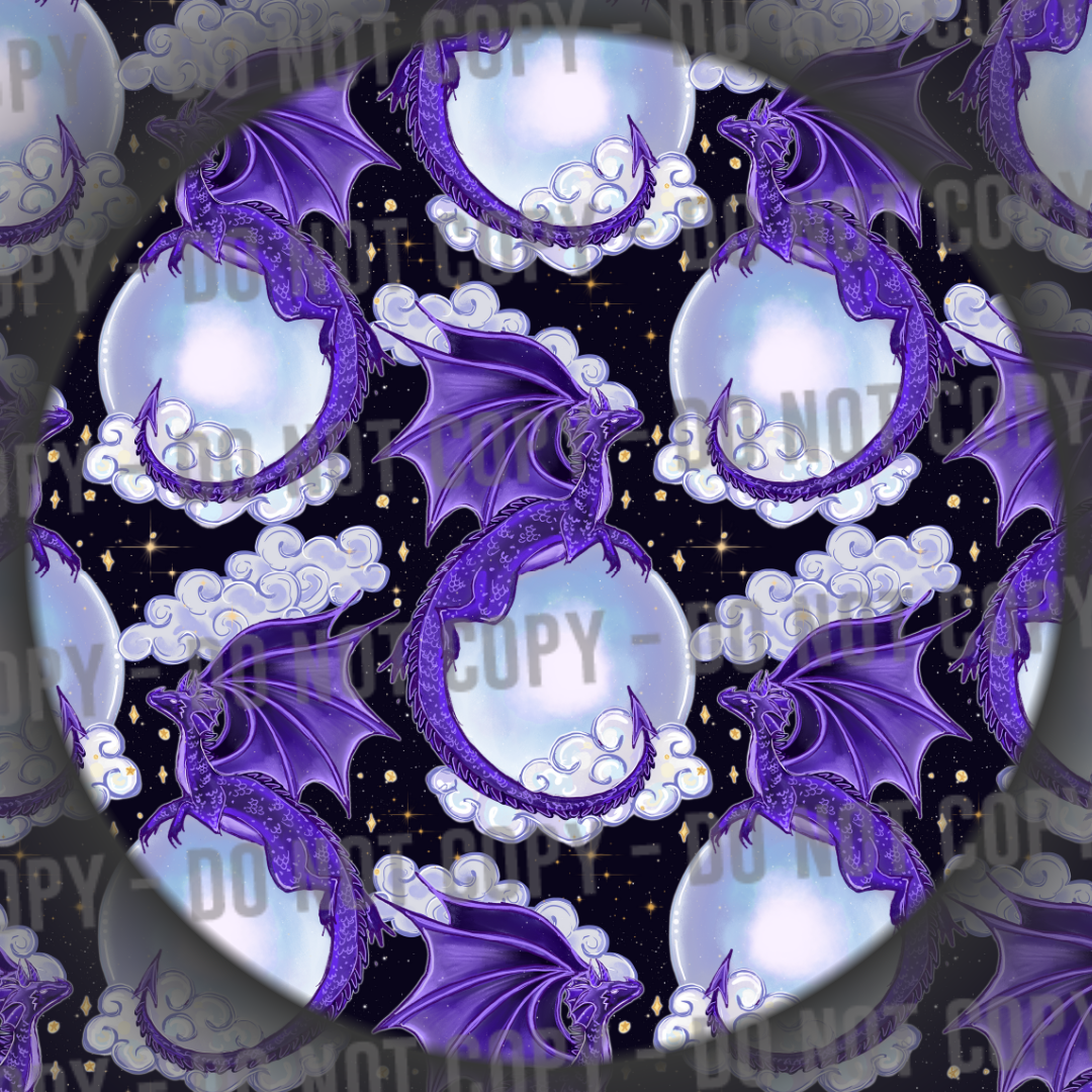 Moon Dragon - Purple 1