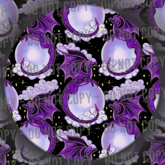 Moon Dragon - Purple 2