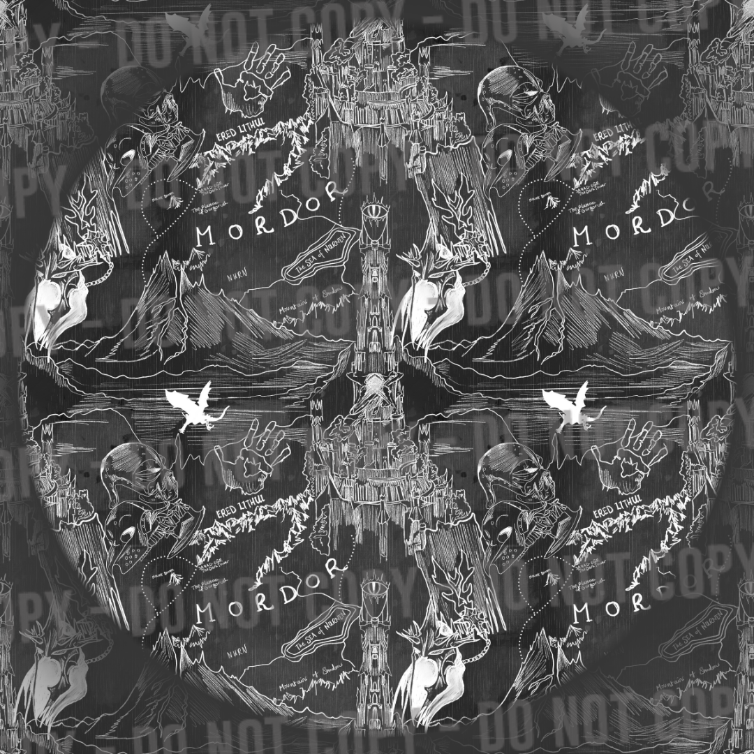 Mordor Map - Sketch