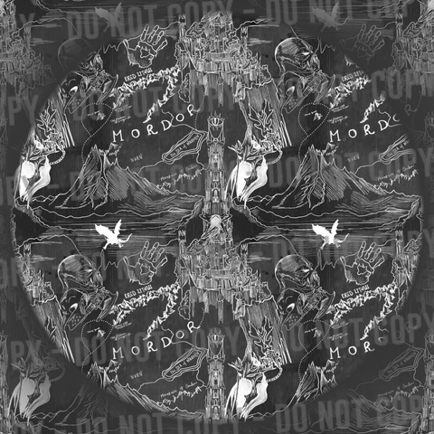 Mordor Map - Sketch
