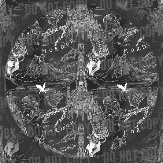 Mordor Map - Sketch