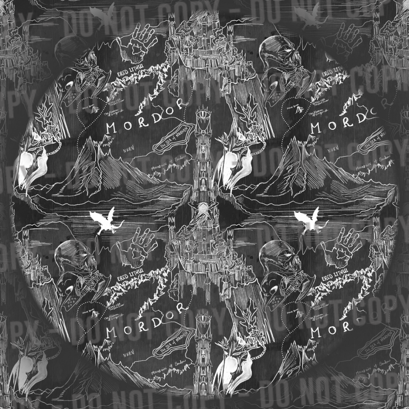 Mordor Map - Sketch