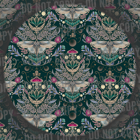 Moths & Mushrooms - Green