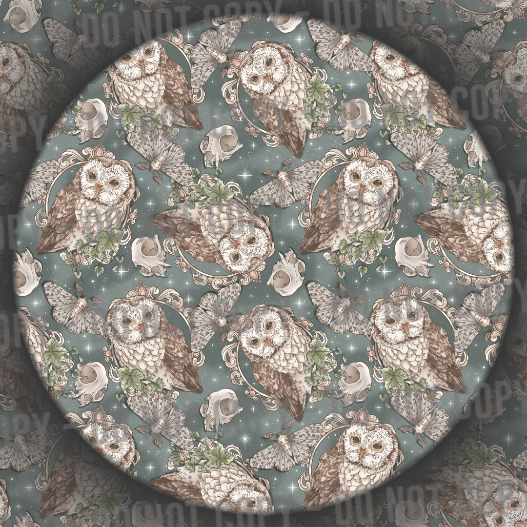 Moths, Skulls & Owls - 1